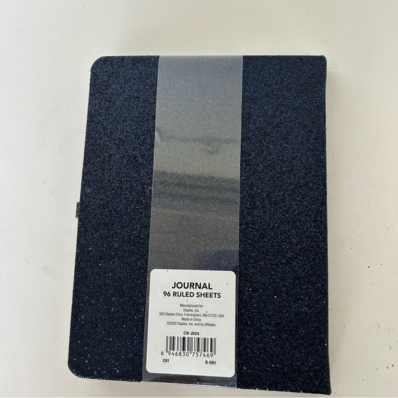 BLUE GLITTER HARDBOUND JOURNAL NWT - Picture 2 of 9